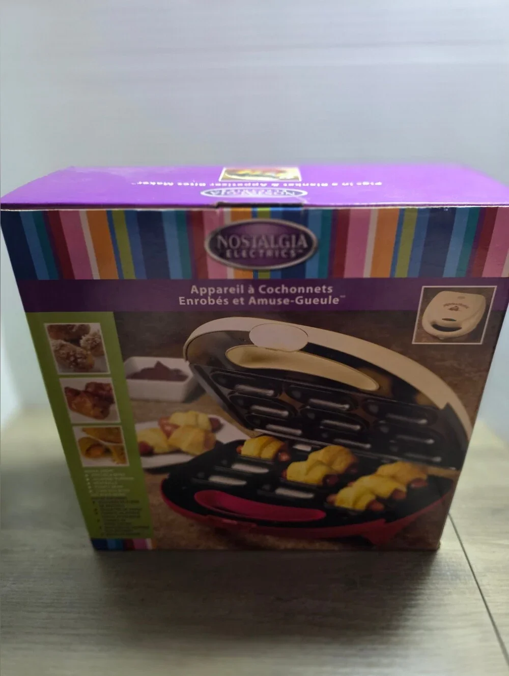 Nostalgia Electrics Non-Stick PNB900 Pig in Blanket & Appetizer Bites Maker